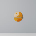 ORANGE ARRANGEMENT Art Shelf