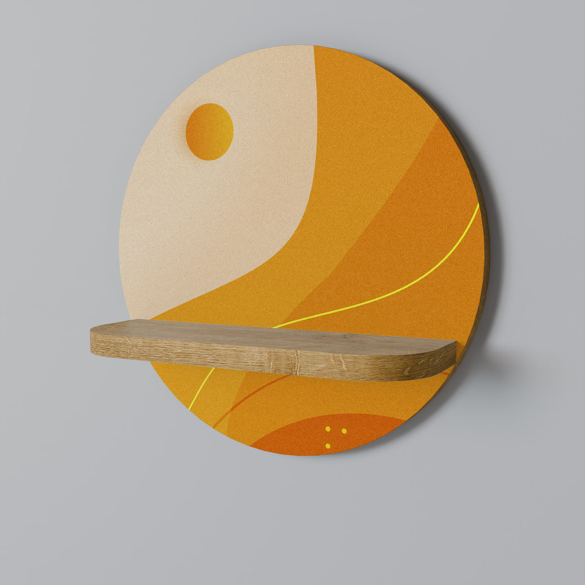 ORANGE ARRANGEMENT Dekorationshylla