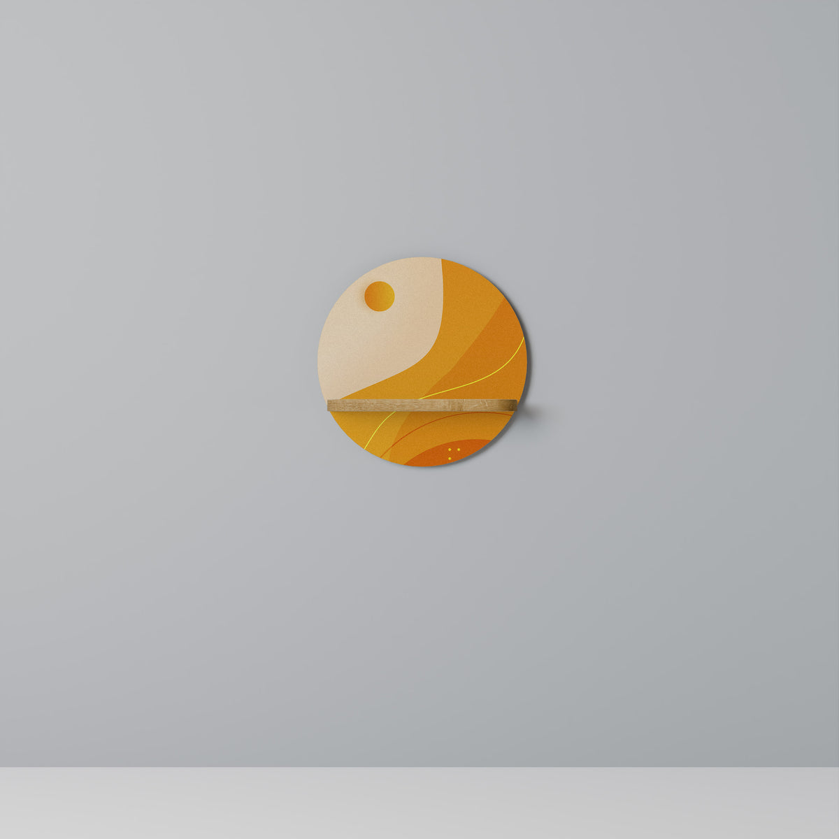 ORANGE ARRANGEMENT Dekorationshylla