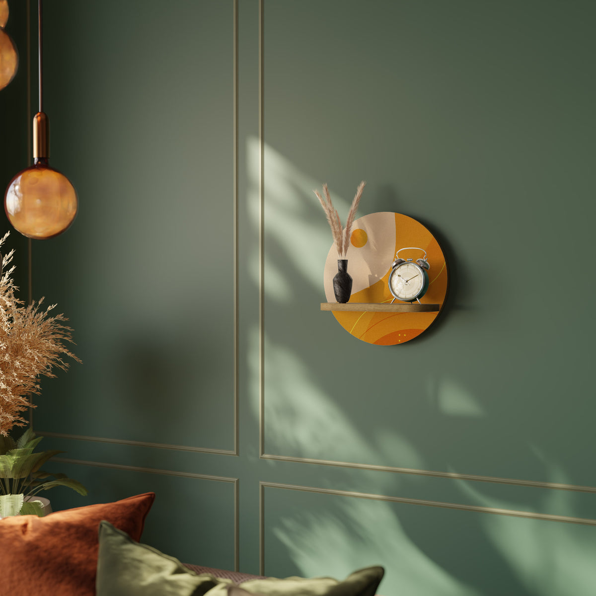 ORANGE ARRANGEMENT Dekorationshylla