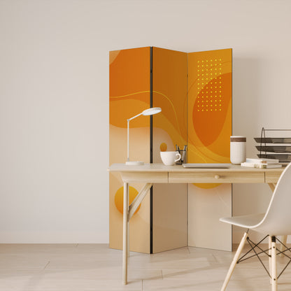 ORANGE ARRANGEMENT Dekorativ rumsavdelare – 3 paneler