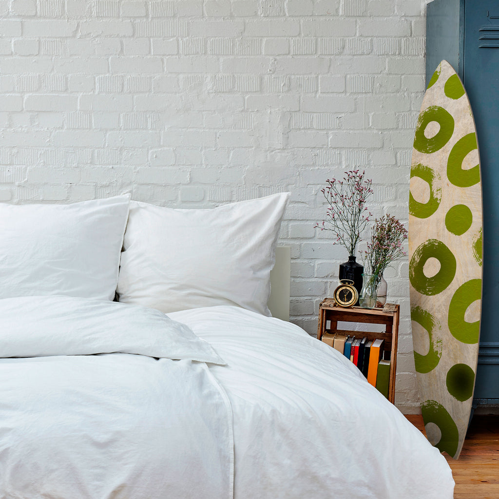 GREEN RHAPSODY Dekorativ Surfbräda