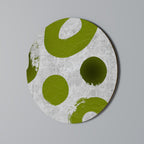 GREEN RHAPSODY Round Wall Art