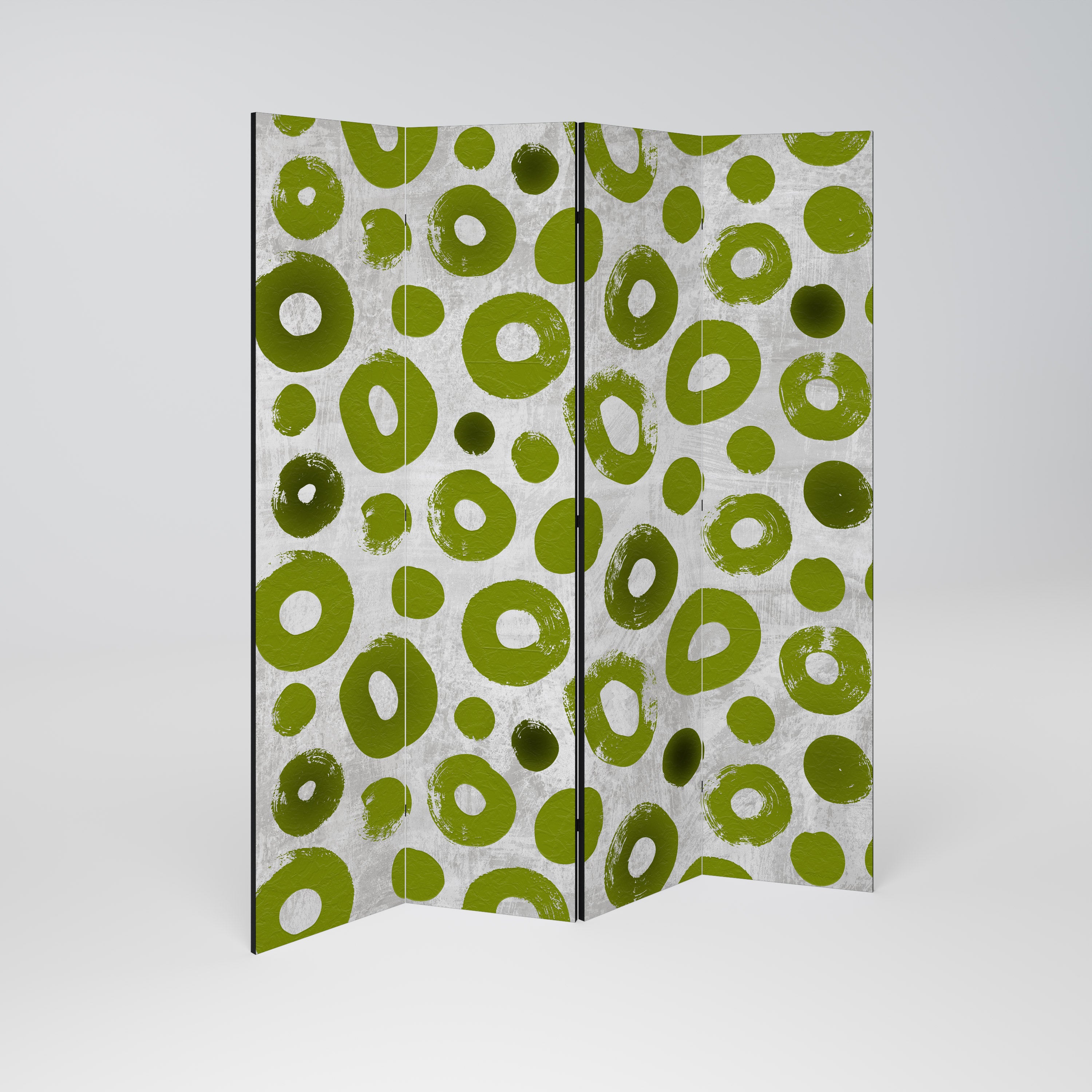 GREEN RHAPSODY 4-Panel Room Divider