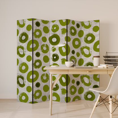 GREEN RHAPSODY Dekorativ rumsavdelare – 5 paneler