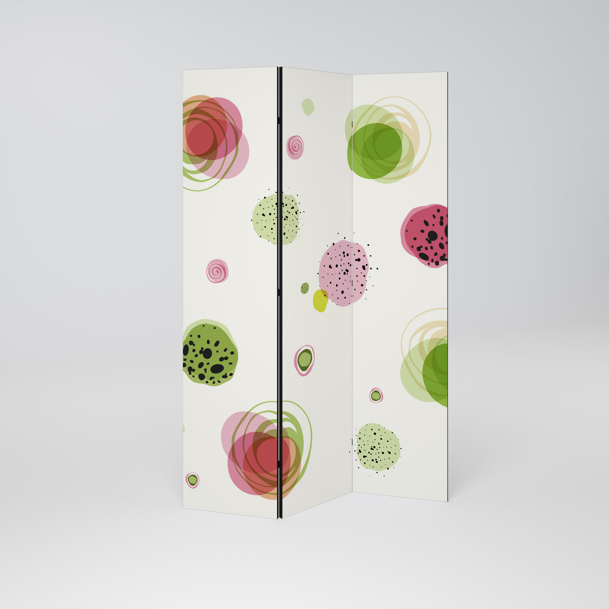 COLORFUL COSMOS Dekorativ rumsavdelare – 3 paneler