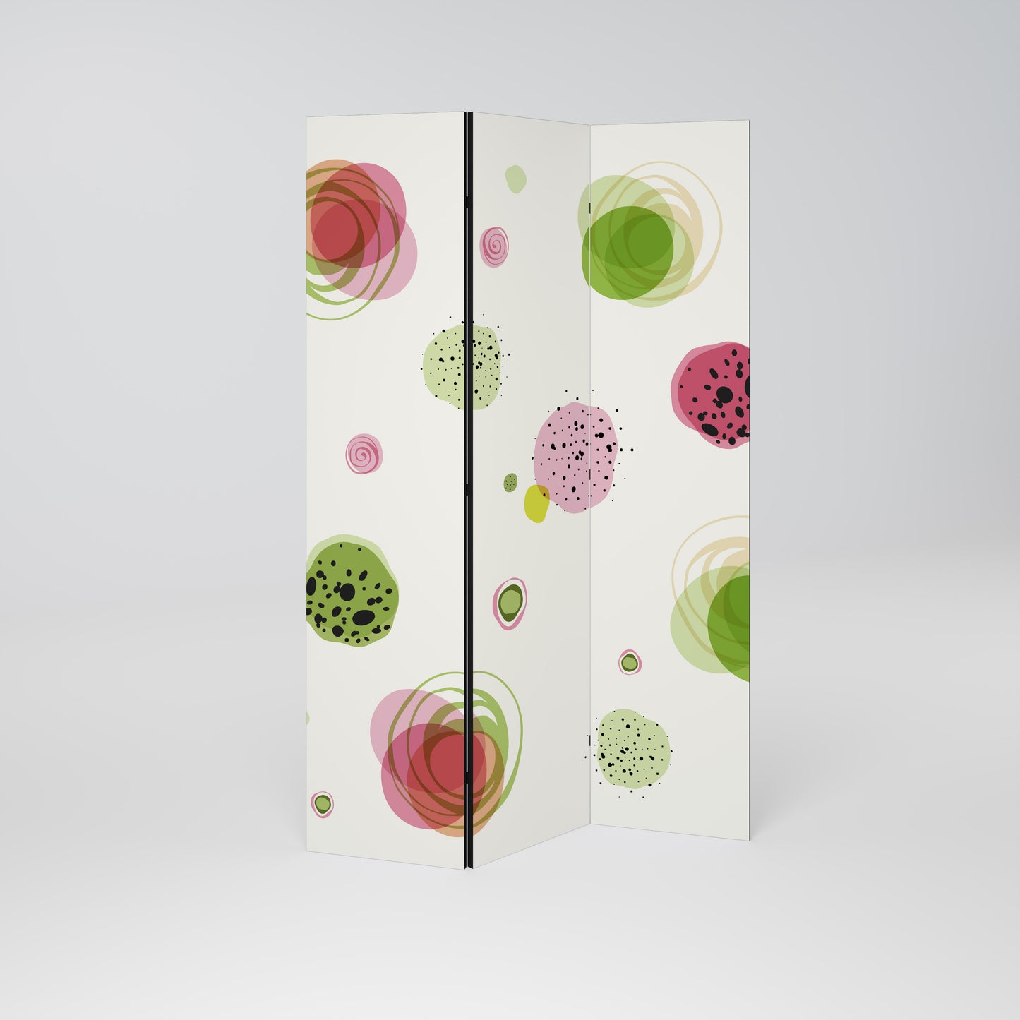 COLORFUL COSMOS Dekorativ rumsavdelare – 3 paneler