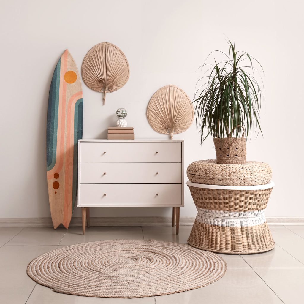 TWO HALVES Dekorativ Surfbräda