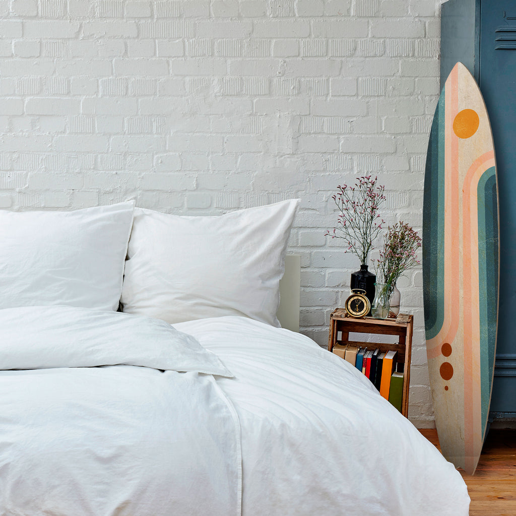 TWO HALVES Dekorativ Surfbräda