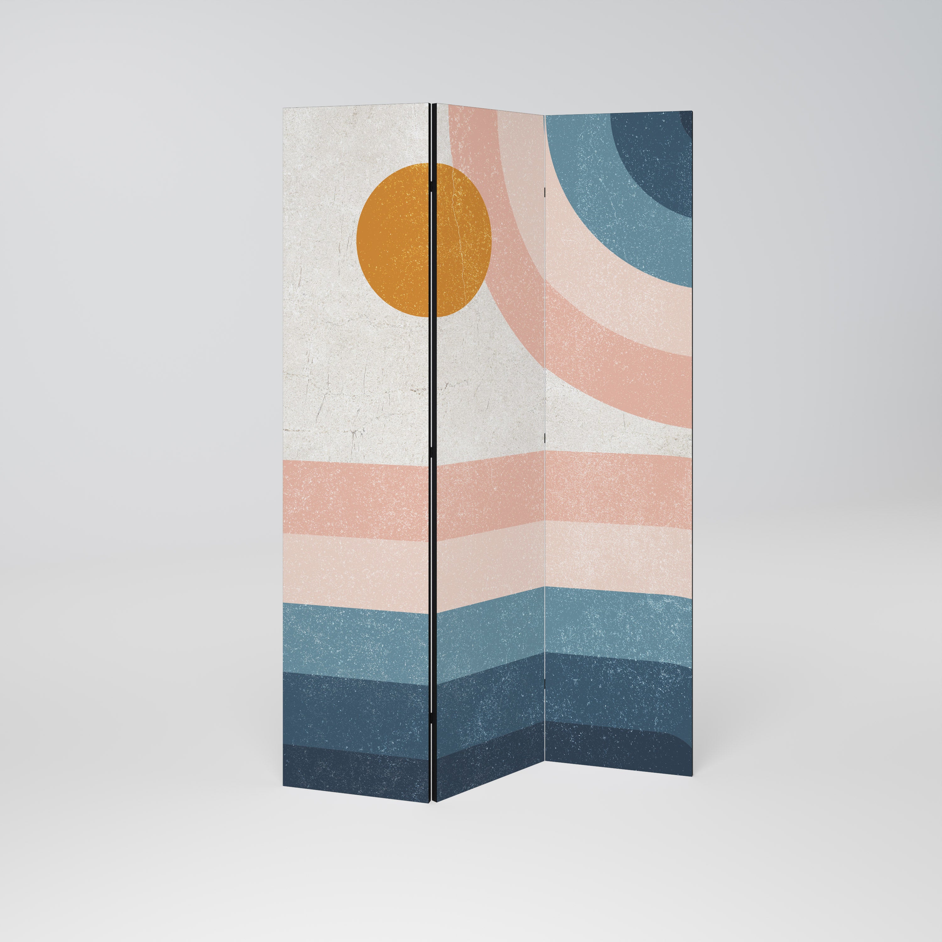 TWO HALVES 3-Panel Room Divider