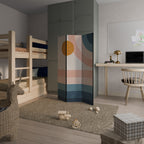 TWO HALVES Dekorativ rumsavdelare – 3 paneler