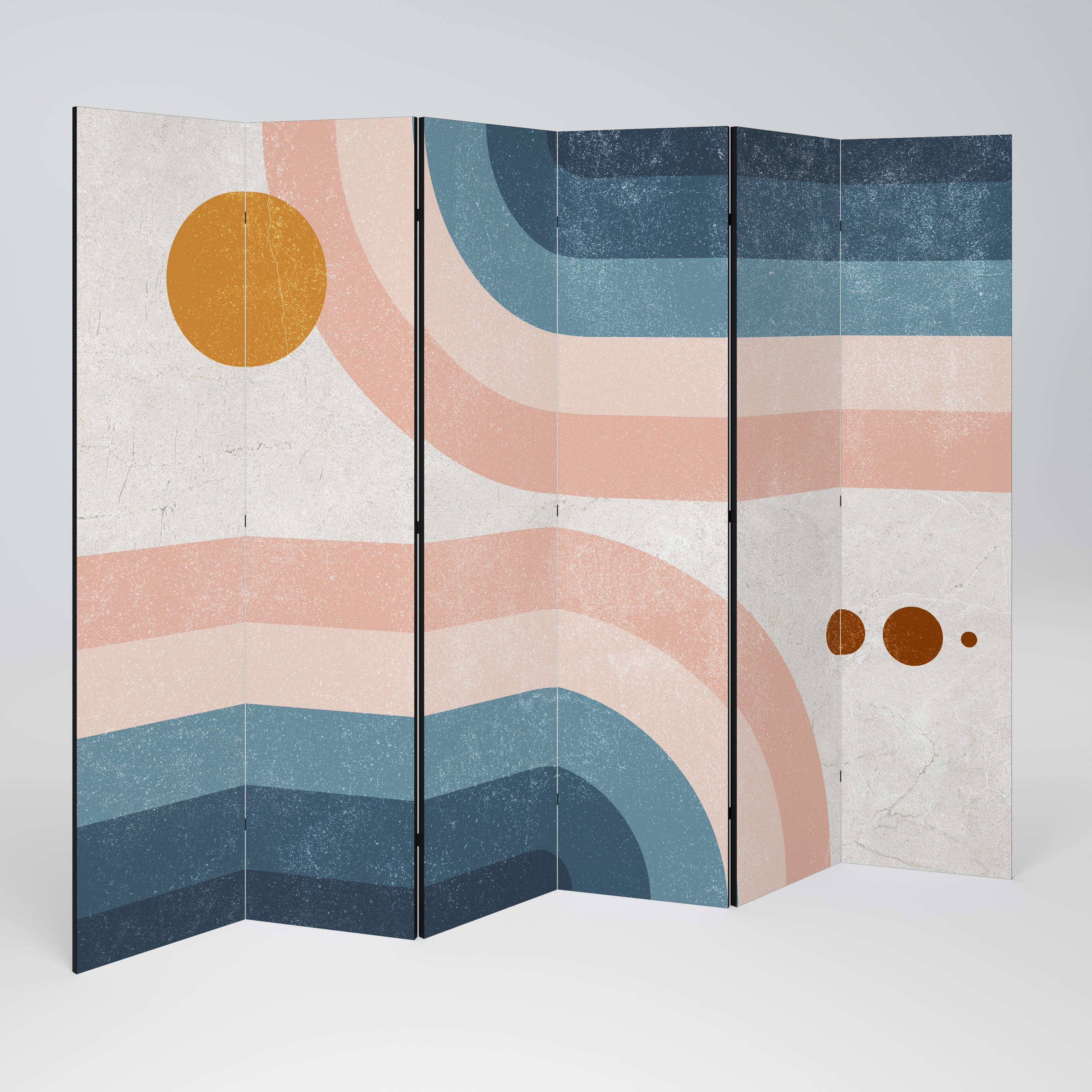 TWO HALVES Rumsavdelare 6 paneler