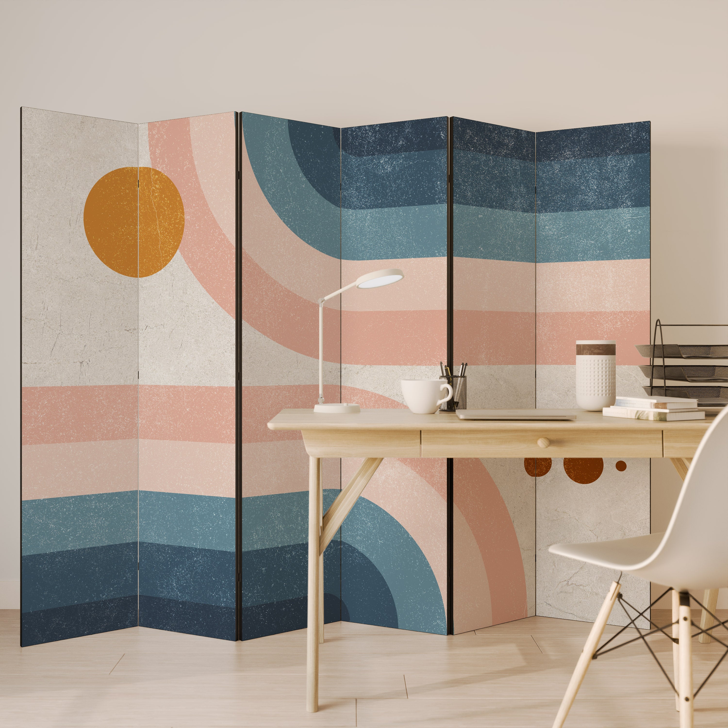 TWO HALVES Rumsavdelare 6 paneler