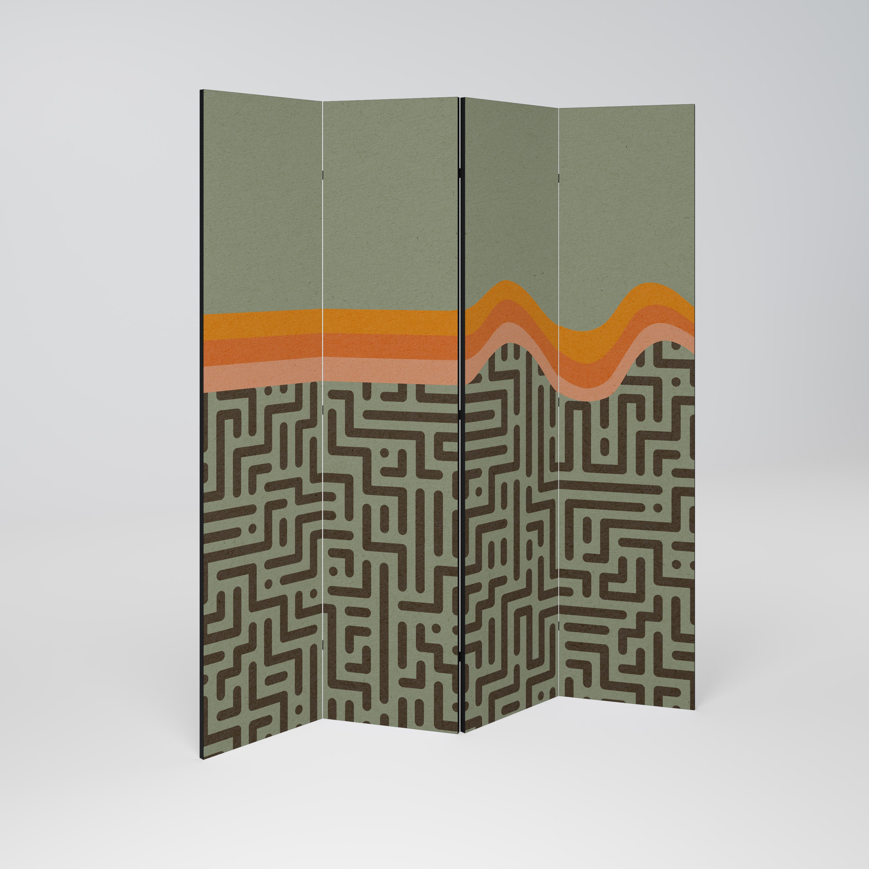 SIMPLE SOLUTIONS 4-Panel Room Divider