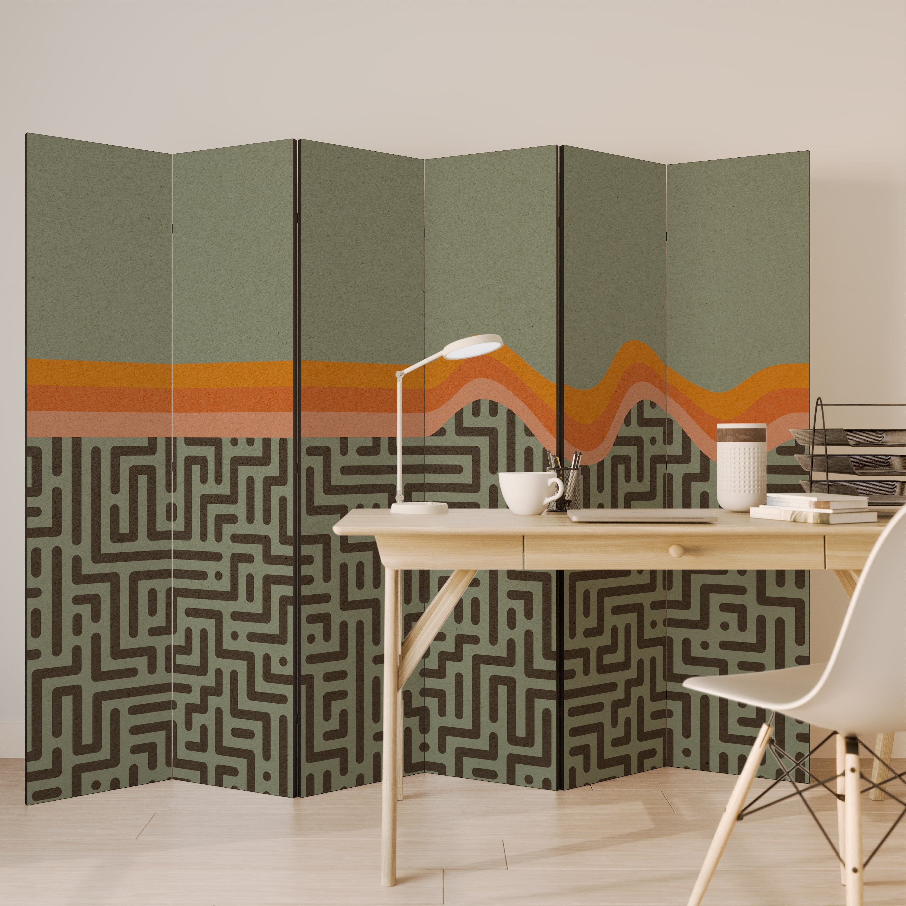 SIMPLE SOLUTIONS Rumsavdelare 6 paneler