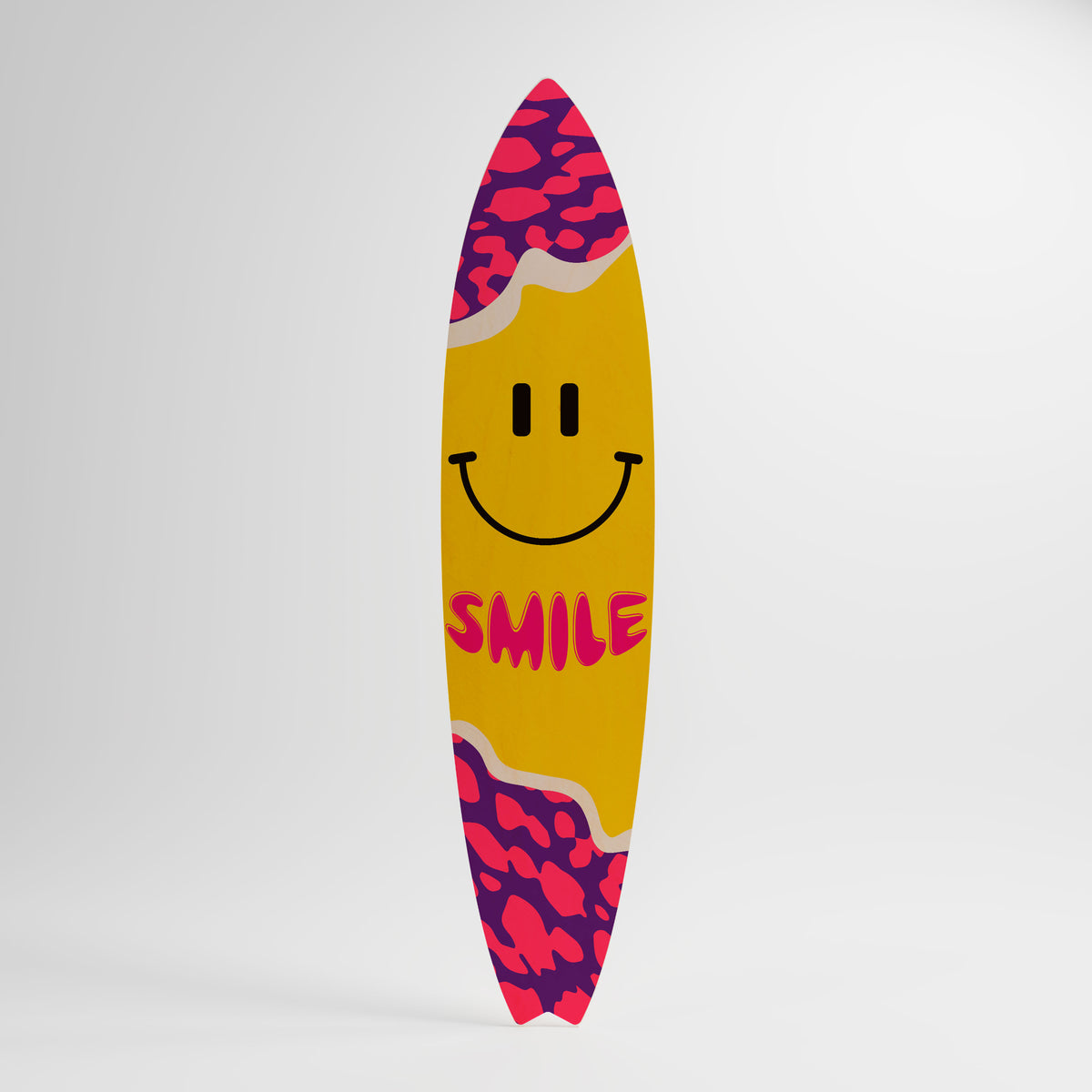 KEEP SMILING Dekorativ Surfbräda