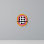 TEARS IN HEAVEN Oval konsthylla i svart finish