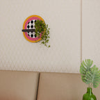 TEARS IN HEAVEN Oval konsthylla i svart finish