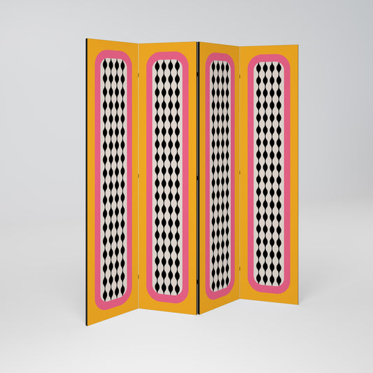 TEARS IN HEAVEN Decorative 4-Panel Room Divider