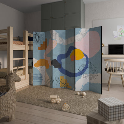 DREAMY SWIRLS Dekorativ rumsavdelare med 6 paneler