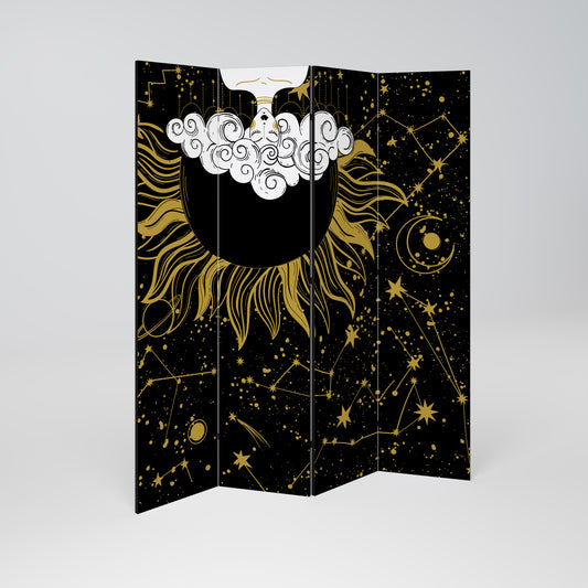 STELLAR CONSTELLATIONS Rumsavdelare 4 paneler