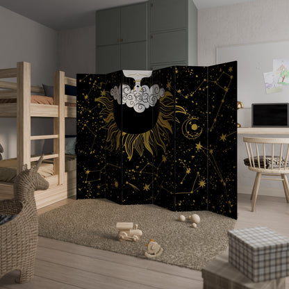 STELLAR CONSTELLATIONS Dekorativ rumsavdelare med 6 paneler