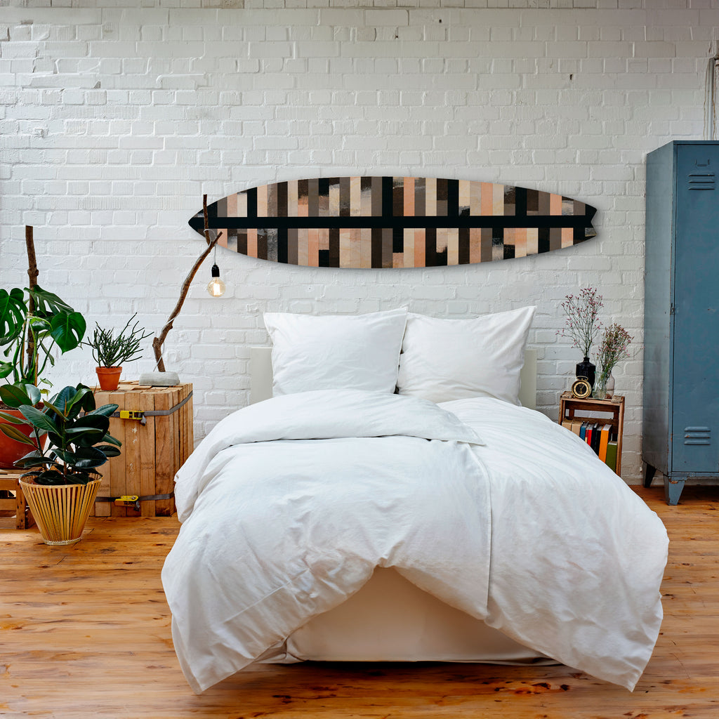 COLLAGE OF RECTANGLES Dekorativ Surfbräda