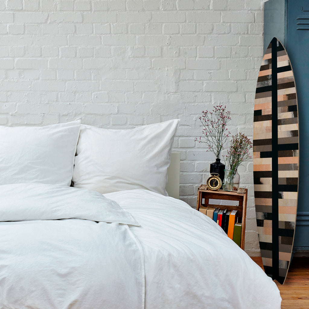 COLLAGE OF RECTANGLES Dekorativ Surfbräda