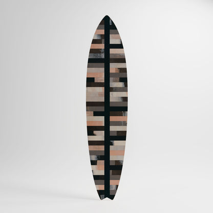COLLAGE OF RECTANGLES Dekorativ Surfbräda