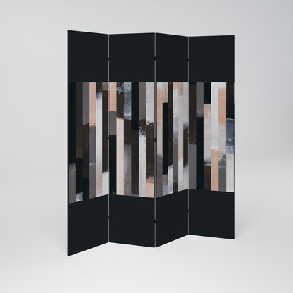 COLLAGE OF RECTANGLES Rumsavdelare 4 paneler