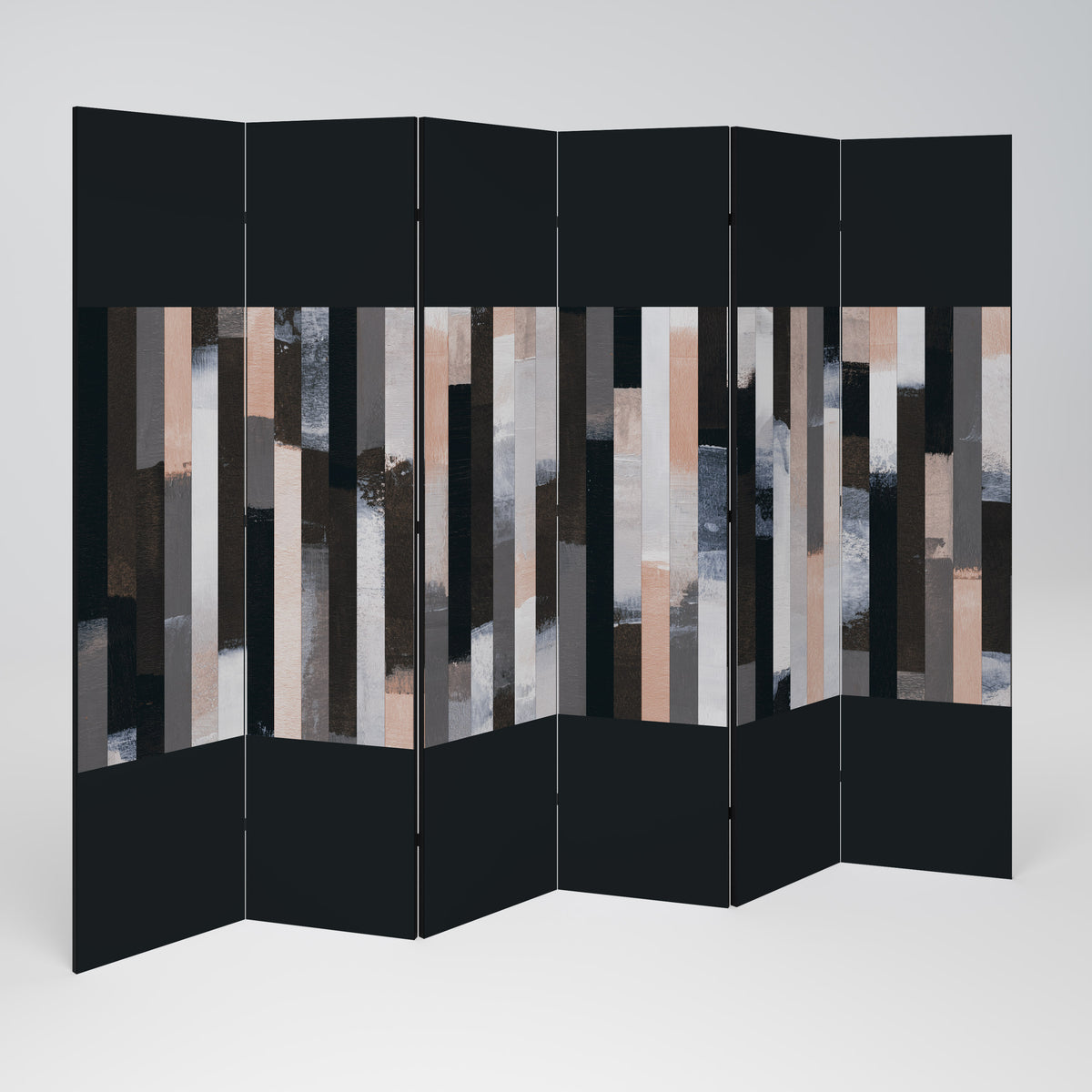 COLLAGE OF RECTANGLES Rumsavdelare 6 paneler