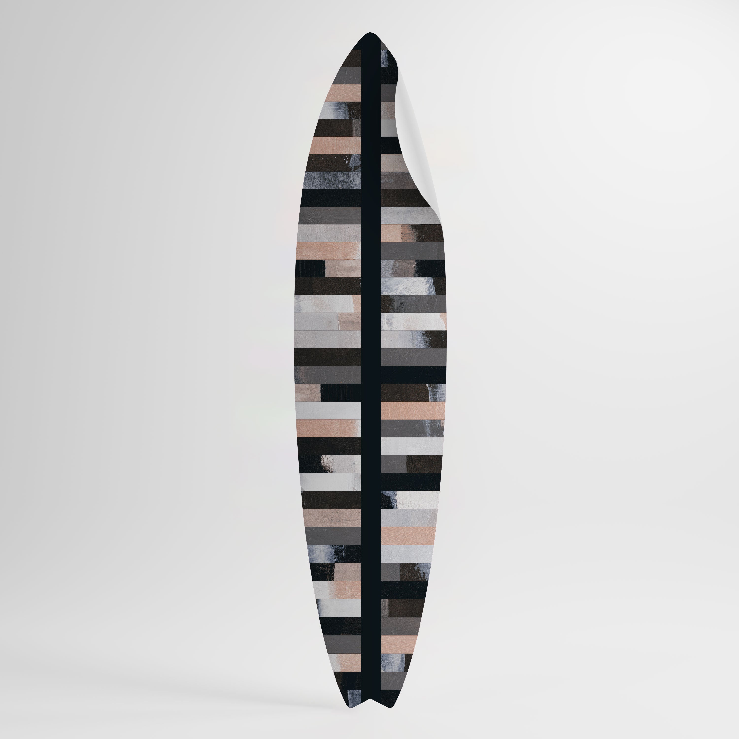 COLLAGE OF RECTANGLES Väggdekal surfbräda