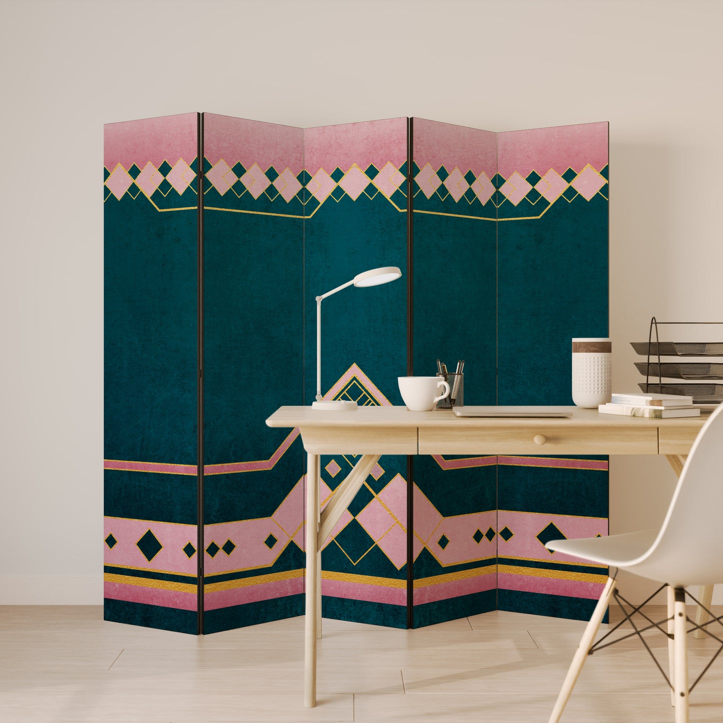 ROYAL COMPOSITION Dekorativ rumsavdelare – 5 paneler