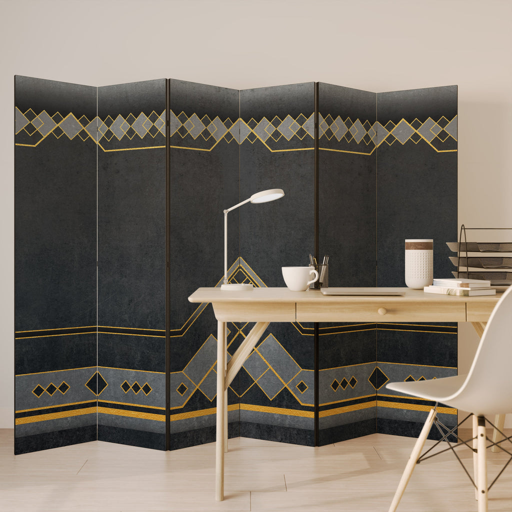 ROYAL ORDINARINESS Dekorativ rumsavdelare med 6 paneler