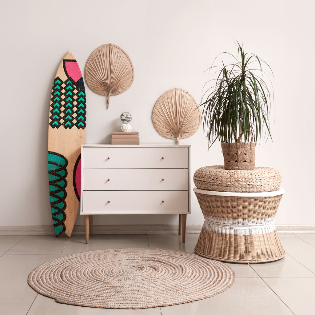 GEOMETRIC RHAPSODY Dekorativ Surfbräda