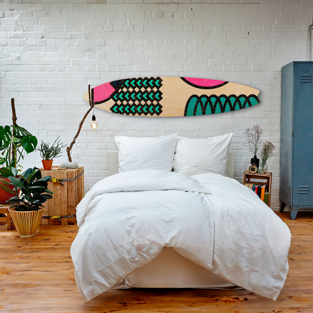 GEOMETRIC RHAPSODY Dekorativ Surfbräda