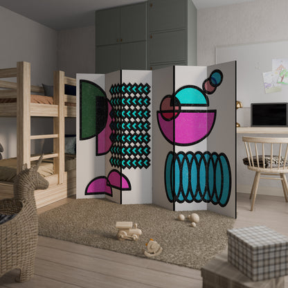 GEOMETRIC RHAPSODY Rumsavdelare 6 paneler