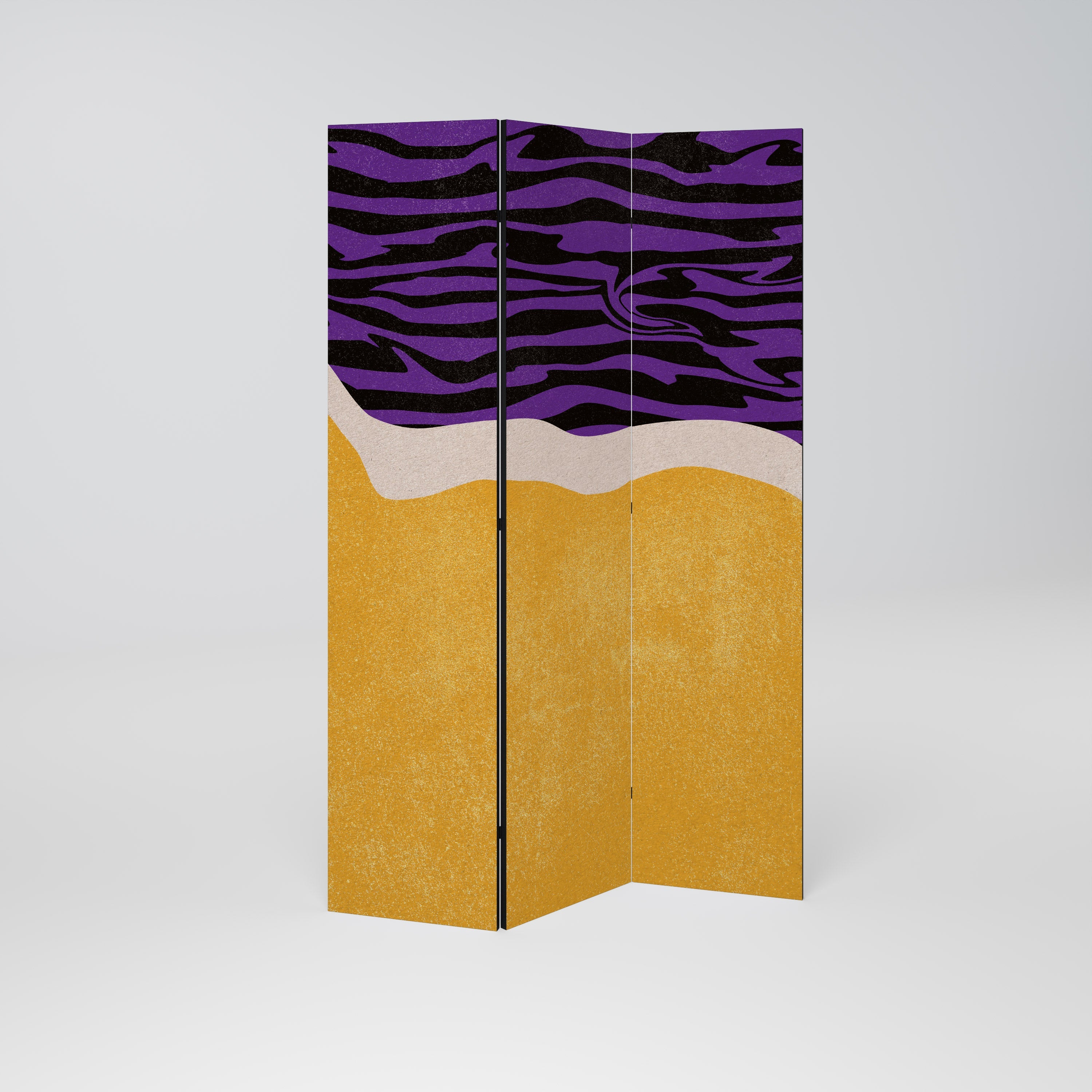 OBEROENDE BORD Dekorativ 3-panels rumsavdelare