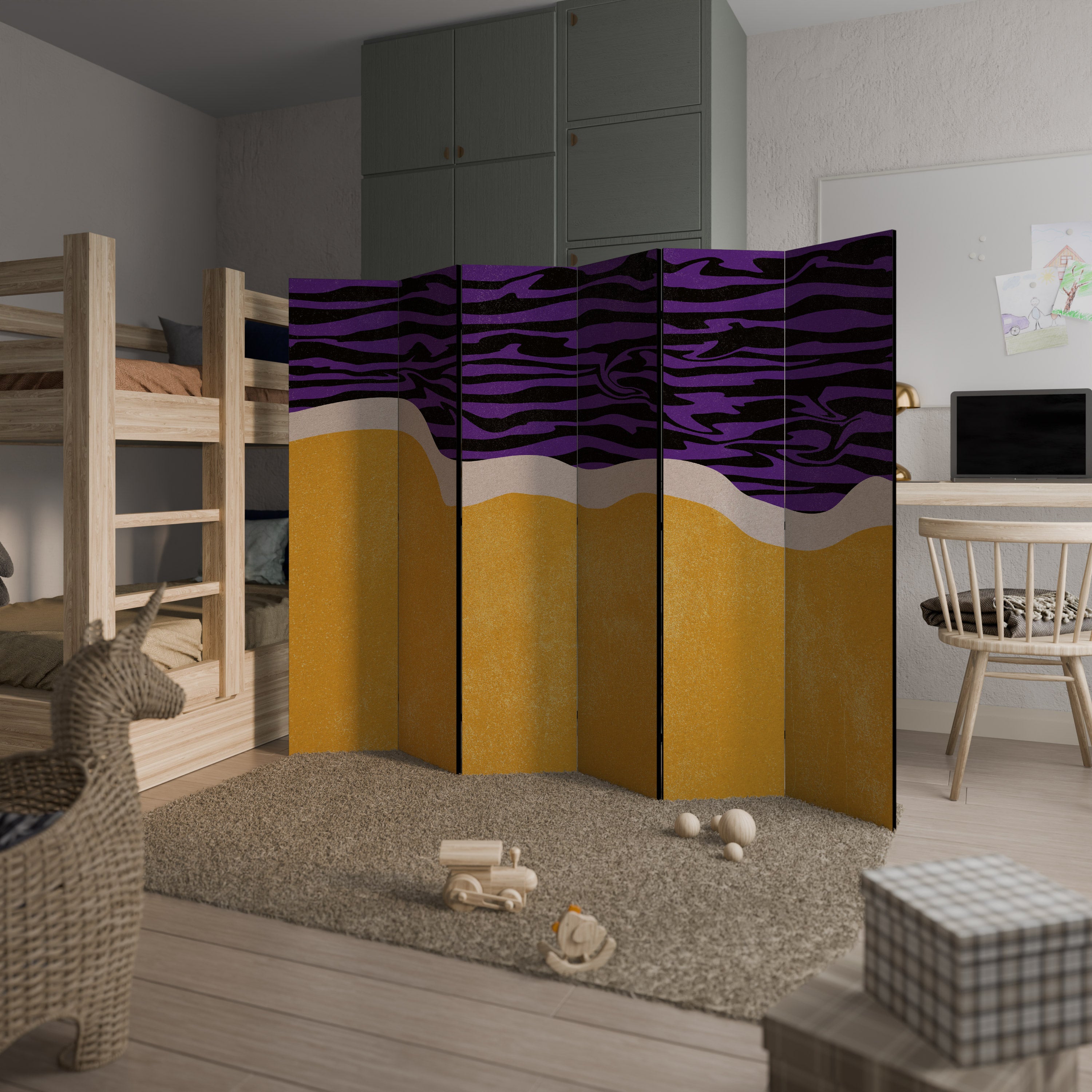 OBEROENDE BORD 6-PANELERS RUMSAVDELARE