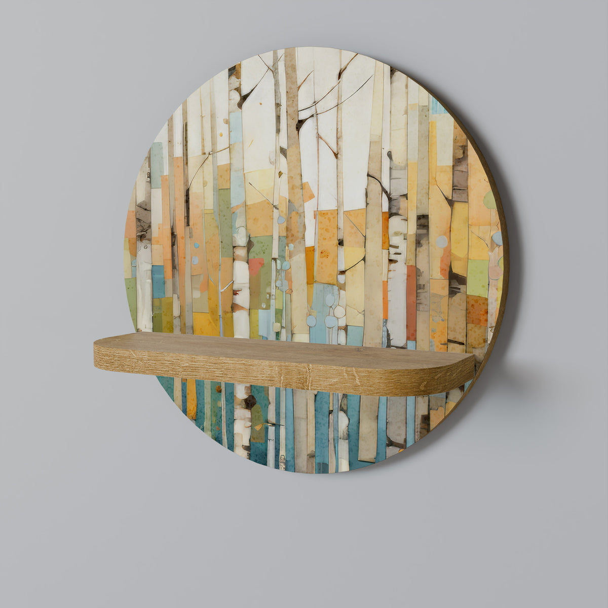 BIRCH KALEIDOSCOPE Art Shelf