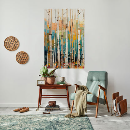 BIRCH KALEIDOSCOPE Peel and Stick Vertical Poster