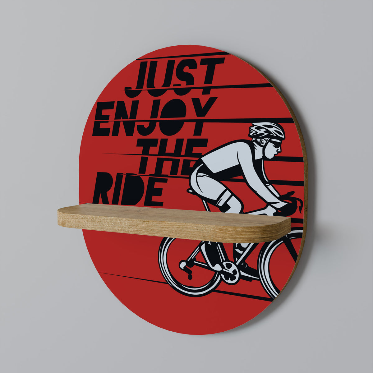 ENJOY THE RIDE Dekorationshylla