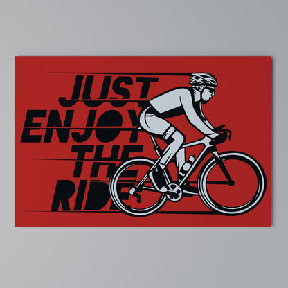 ENJOY THE RIDE Horizontal Canvas Print