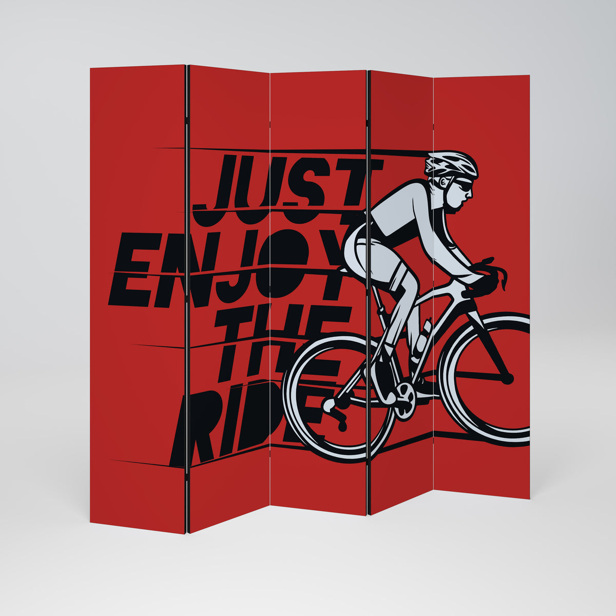 ENJOY THE RIDE Dekorativ rumsavdelare – 5 paneler