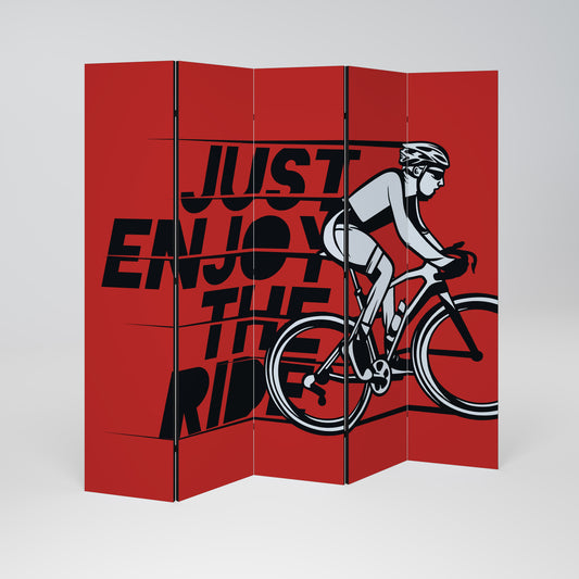 ENJOY THE RIDE Dekorativ rumsavdelare – 5 paneler