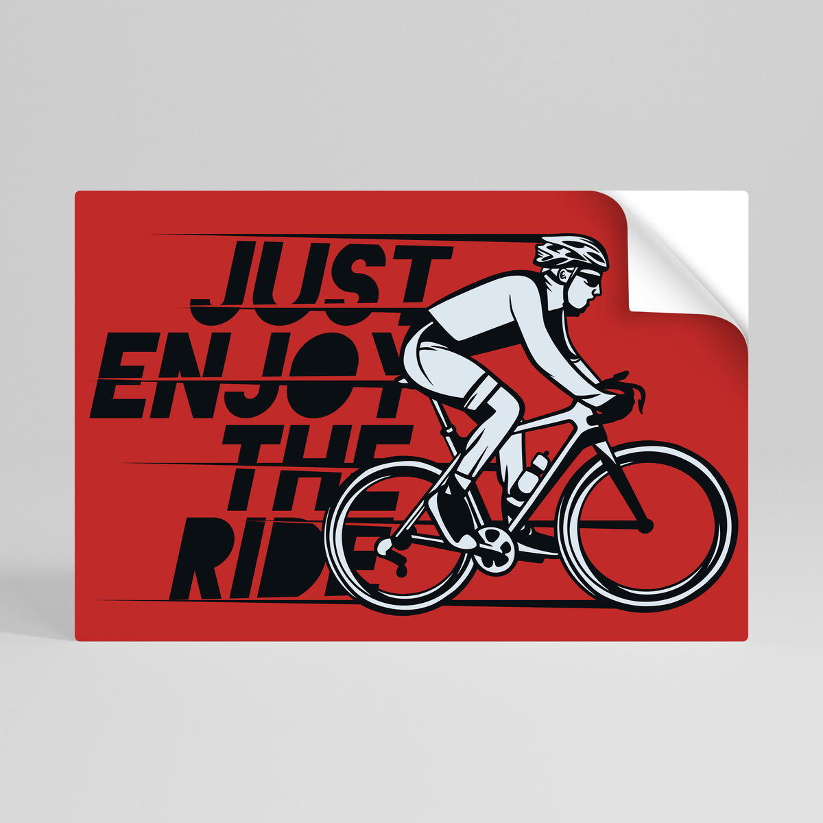 ENJOY THE RIDE Självhäftande Horisontell Poster