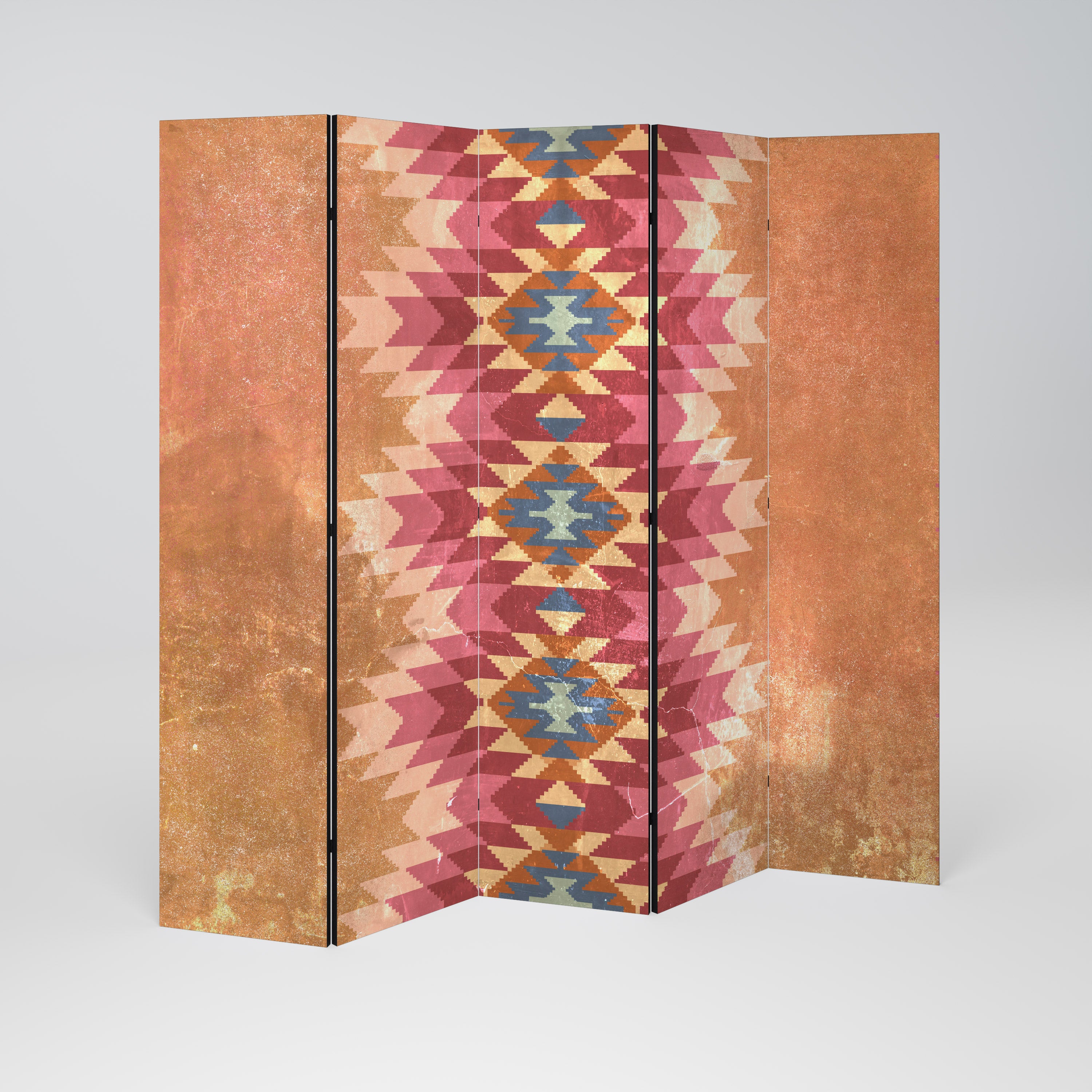 INDIAN FOLK 5-Panel Room Divider