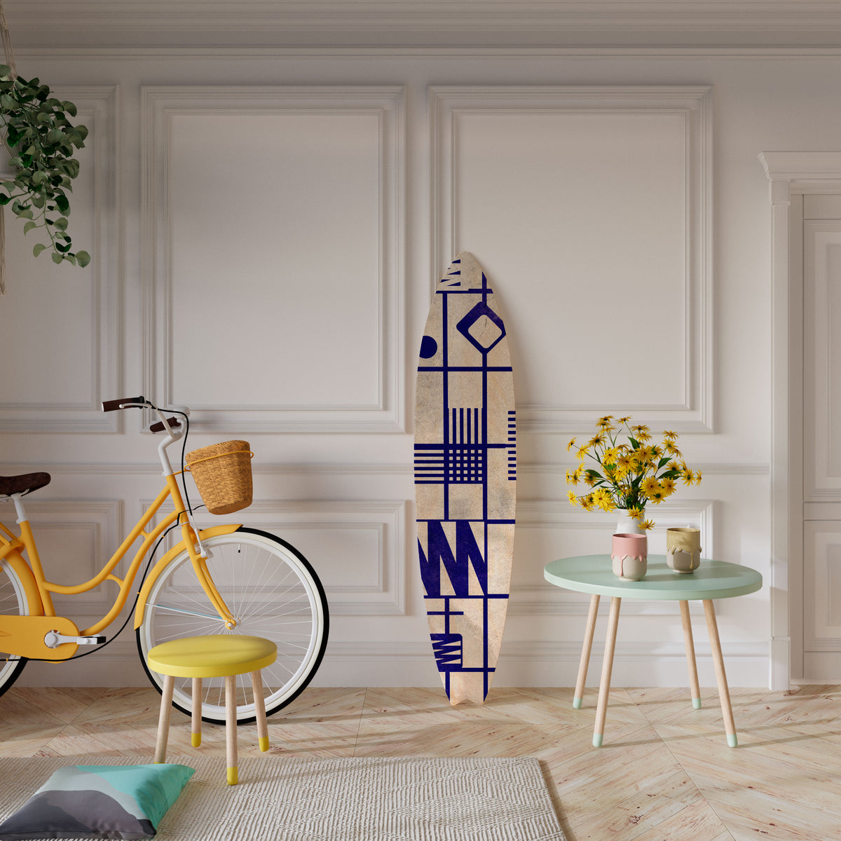 THE RIGHT PLACES Dekorativ Surfbräda