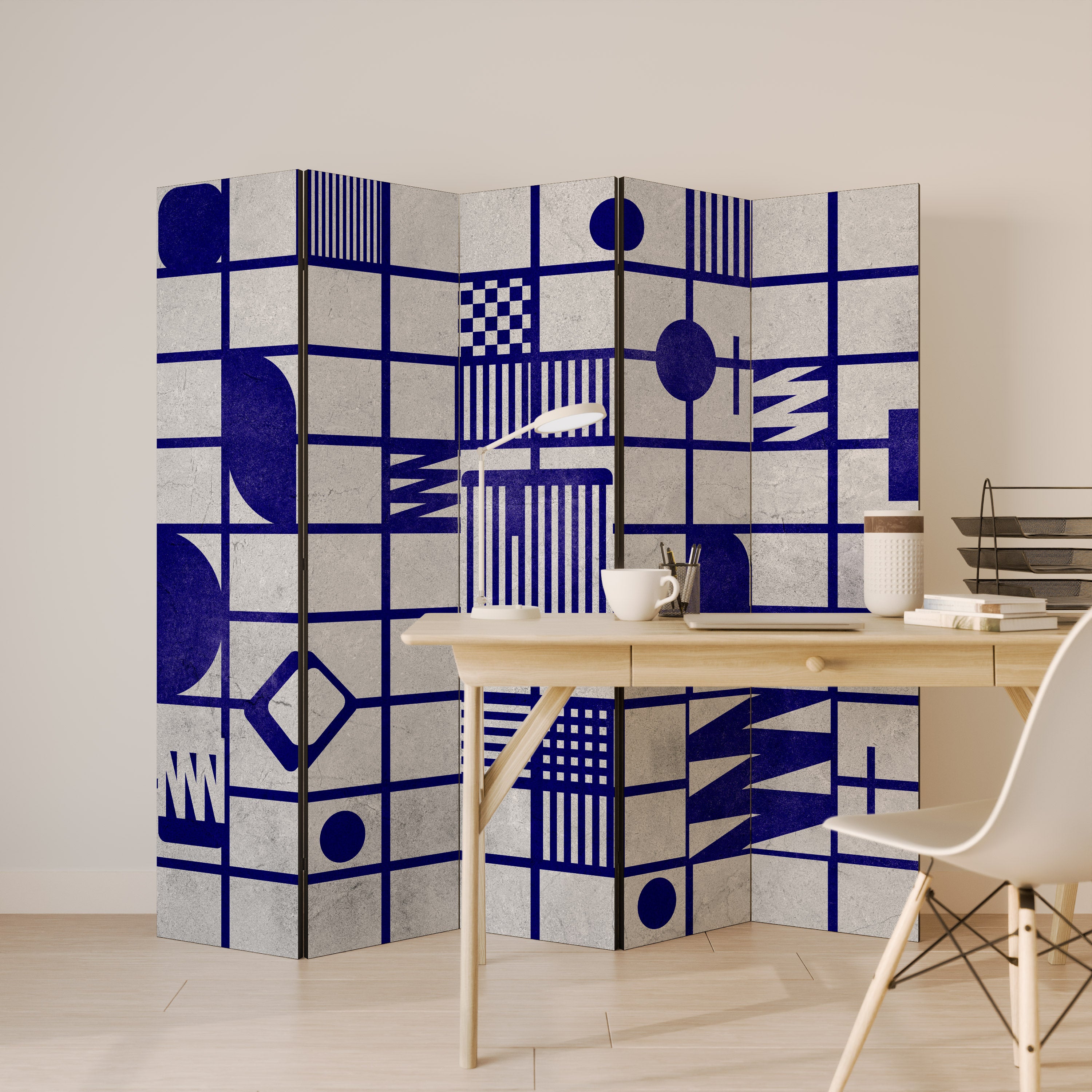 THE RIGHT PLACES Dekorativ rumsavdelare – 5 paneler