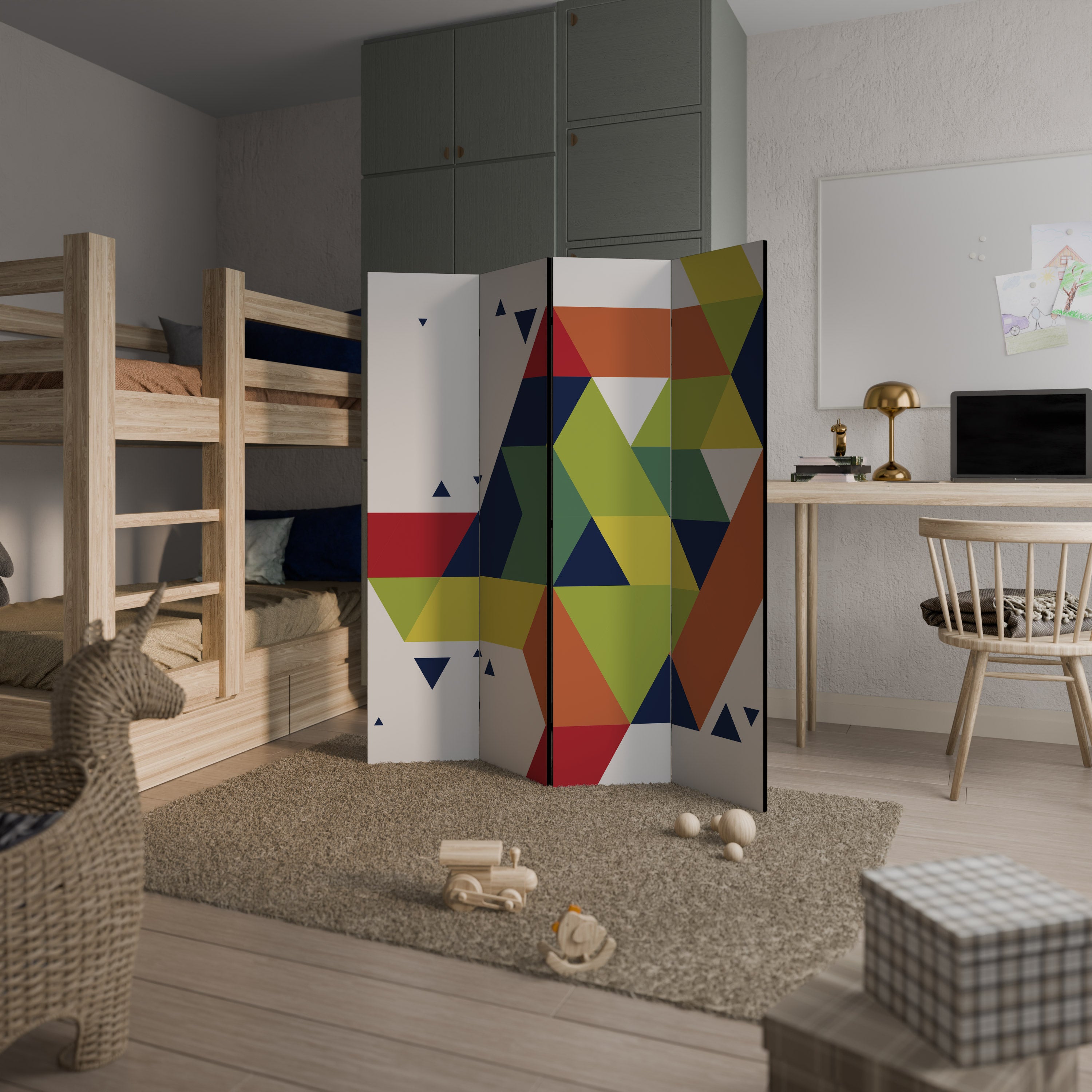 FUTURE SIGN 4-Panel Room Divider